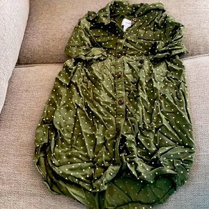 Old Navy Olive polka dot dress